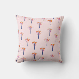 Tropical Palm Bliss Throw Pillow