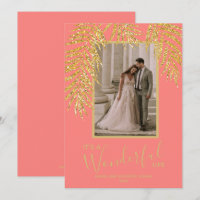 Tropical Palm Christmas Photo Cards