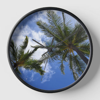 Tropical Palm design Clock
