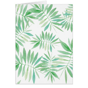 Tropical palm fern storm