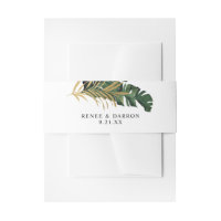 Tropical Palm Leaf Gold 4
