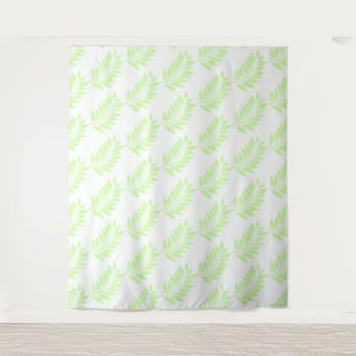 Tropical Palm Leaf Pattern Tapestry