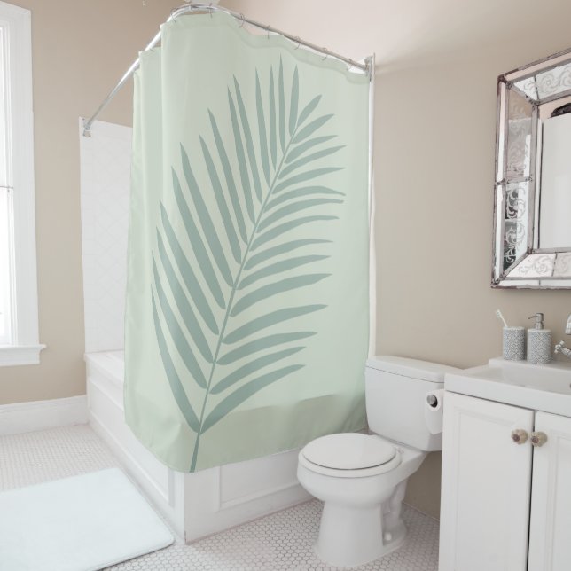 Tropical Palm Leaf Sage Green (In Situ)