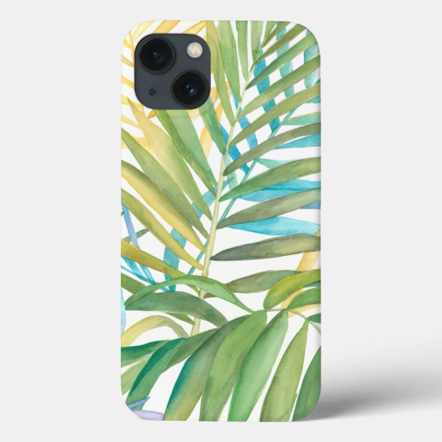 Tropical Palm Leaves Case-Mate iPhone Case (Back)
