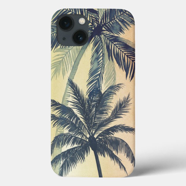 Tropical Palm Leaves Case-Mate iPhone Case (Back)