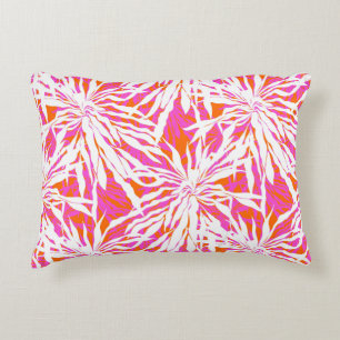 Tropical Palm Leaves Decorative Pillow