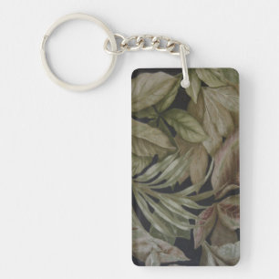 TROPICAL PALM LEAVES KEYCHAIN