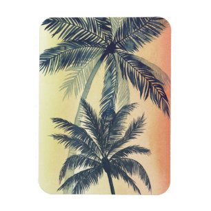 Tropical Palm Leaves Magnet