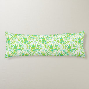 Tropical Palm Leaves Pattern Body Pillow