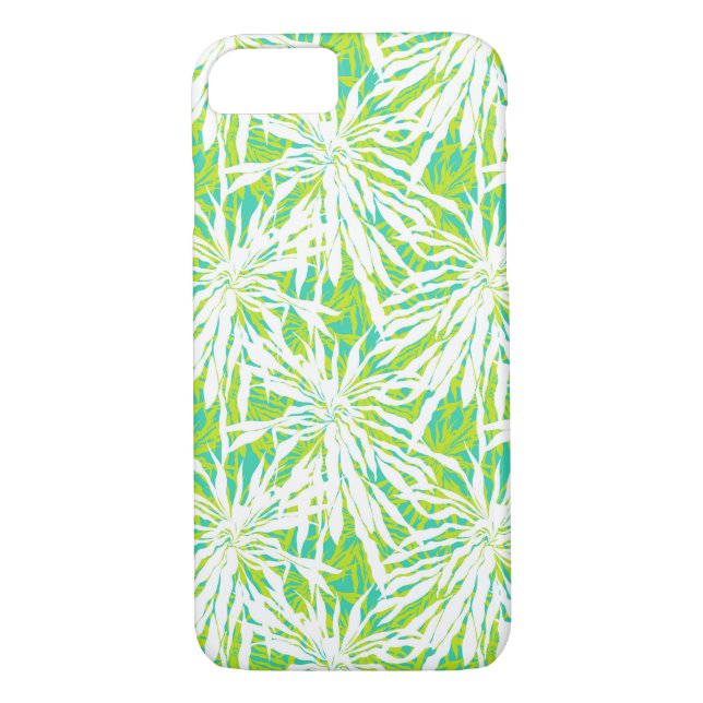 Tropical Palm Leaves Pattern Case-Mate iPhone Case (Back)