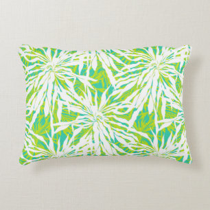 Tropical Palm Leaves Pattern Decorative Pillow