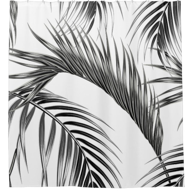 Tropical palm leaves seamless floral jungle patter (Front)