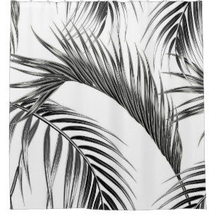 Tropical palm leaves seamless floral jungle patter