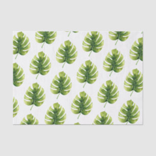 Tropical Palm Leaves Tissue Paper