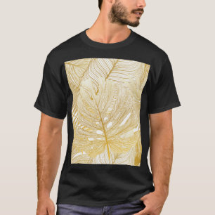 Tropical palm leaves: vintage pattern. T-Shirt