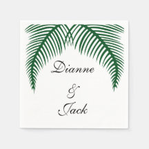 Tropical Palm Leaves Wedding