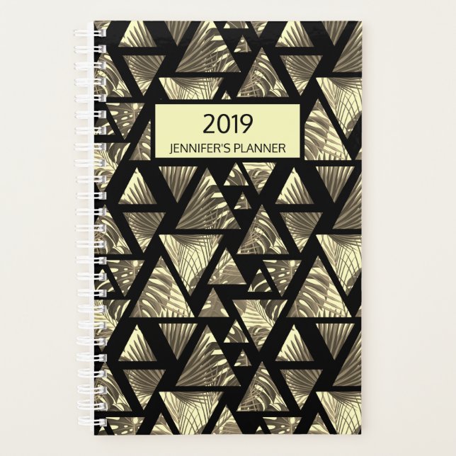 Tropical Palm Paradise Black Taupe 2019 (Devant)
