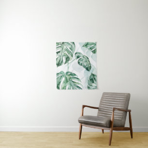 Tropical Palm Split Leaf Tapestry