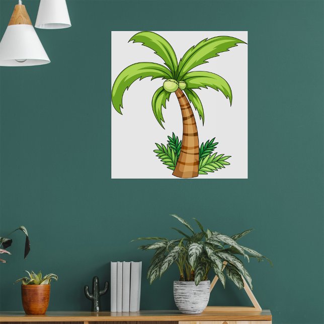 Tropical Palm Tree Beach and Island Vibes  Poster (Creator Uploaded)