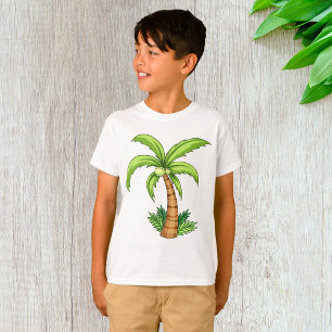 Tropical Palm Tree Beach and Island Vibes  T-Shirt
