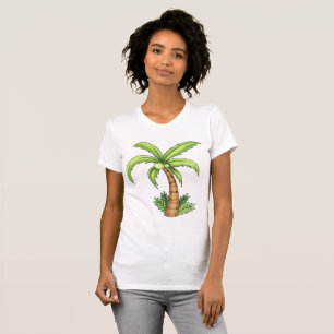 Tropical Palm Tree Beach and Island Vibes T-Shirt