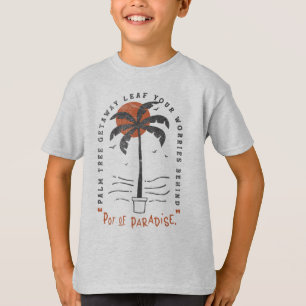 Tropical Palm Tree Beach Vibes Summer Sun Retro T-Shirt
