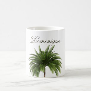 Tropical Palm Tree Chic Personal Coffee Mug