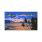 Tropical Palm Tree Island Exotic Beach Sunset