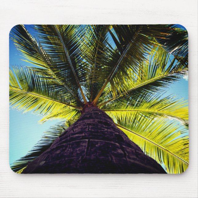 Tropical Palm Tree Mouse Pad (Front)