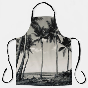 TROPICAL PALM TREE ON THE BEACH APRON
