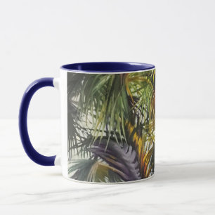Tropical Palm Tree Original Painting Mug
