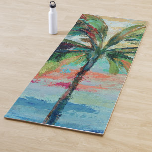 Tropical   Palm Tree Yoga Mat
