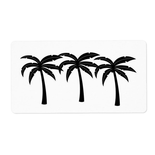 Tropical Palm Trees (Front)
