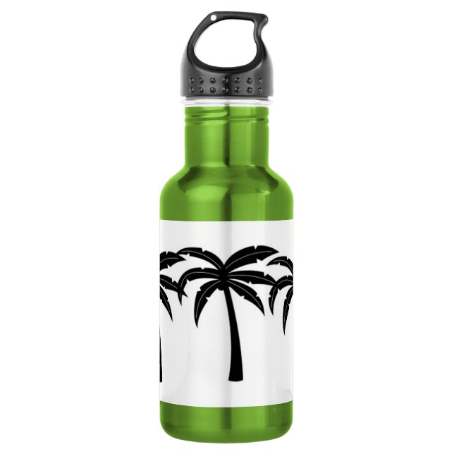 Tropical Palm Trees 532 Ml Water Bottle (Front)