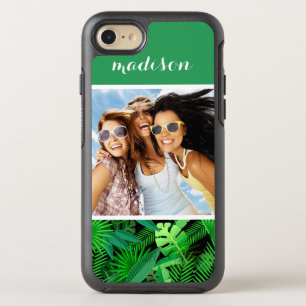 Tropical Palm Trees   Add Your Photo & Name OtterBox Symmetry iPhone 8/7 Case