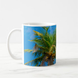 Tropical Palm Trees and Coconuts Coffee Mug