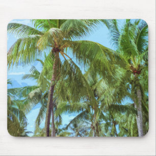 Tropical Palm Trees Artwork   Mousepad
