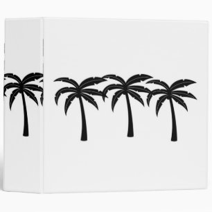 Tropical Palm Trees Binder