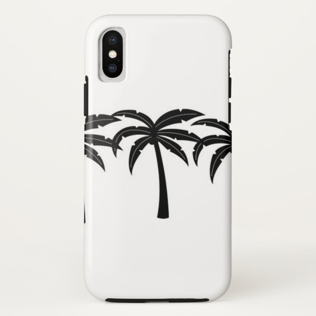 Tropical Palm Trees Case-Mate iPhone Case (Back)