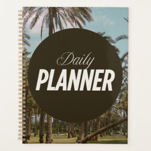 Tropical Palm Trees Daily Planner