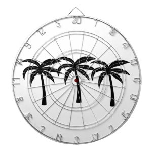 Tropical Palm Trees Dartboard