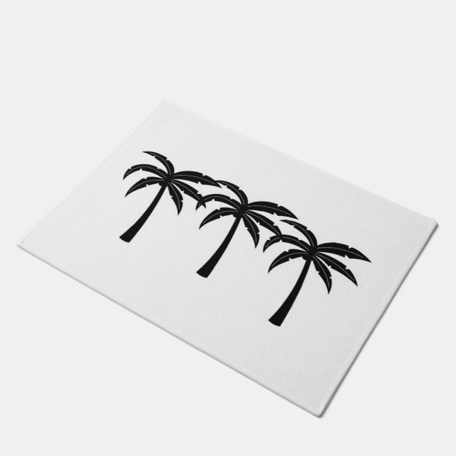 Tropical Palm Trees Doormat (Angled)