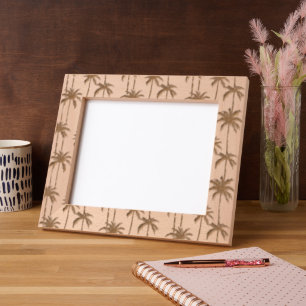 Tropical Palm Trees Etched Frames