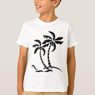 Tropical Palm Trees Graphic Beach Vacation Summer  T-Shirt