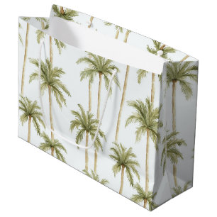 Tropical Palm Trees Large Gift Bag
