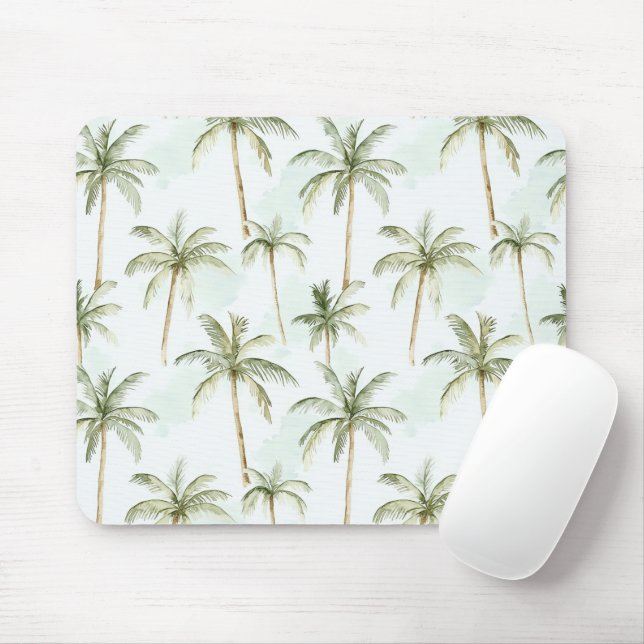 Tropical Palm Trees   Mouse Pad (With Mouse)