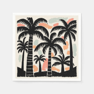 Tropical Palm Trees Napkin