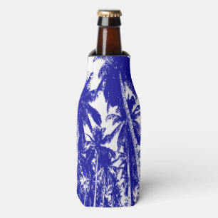 Tropical Palm Trees Pattern Bottle Cooler