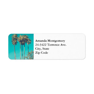 Tropical Palm Trees Retro