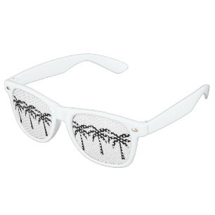 Tropical Palm Trees Retro Sunglasses